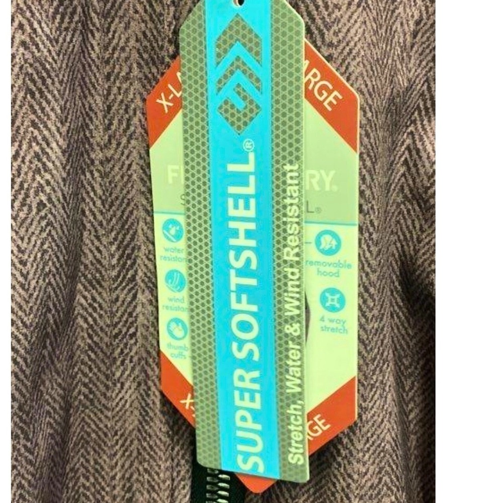 NWT Free Country Wom. Super Softshell Jacket Port Clr Sz XL Water Wind Resist - Picture 5 of 10
